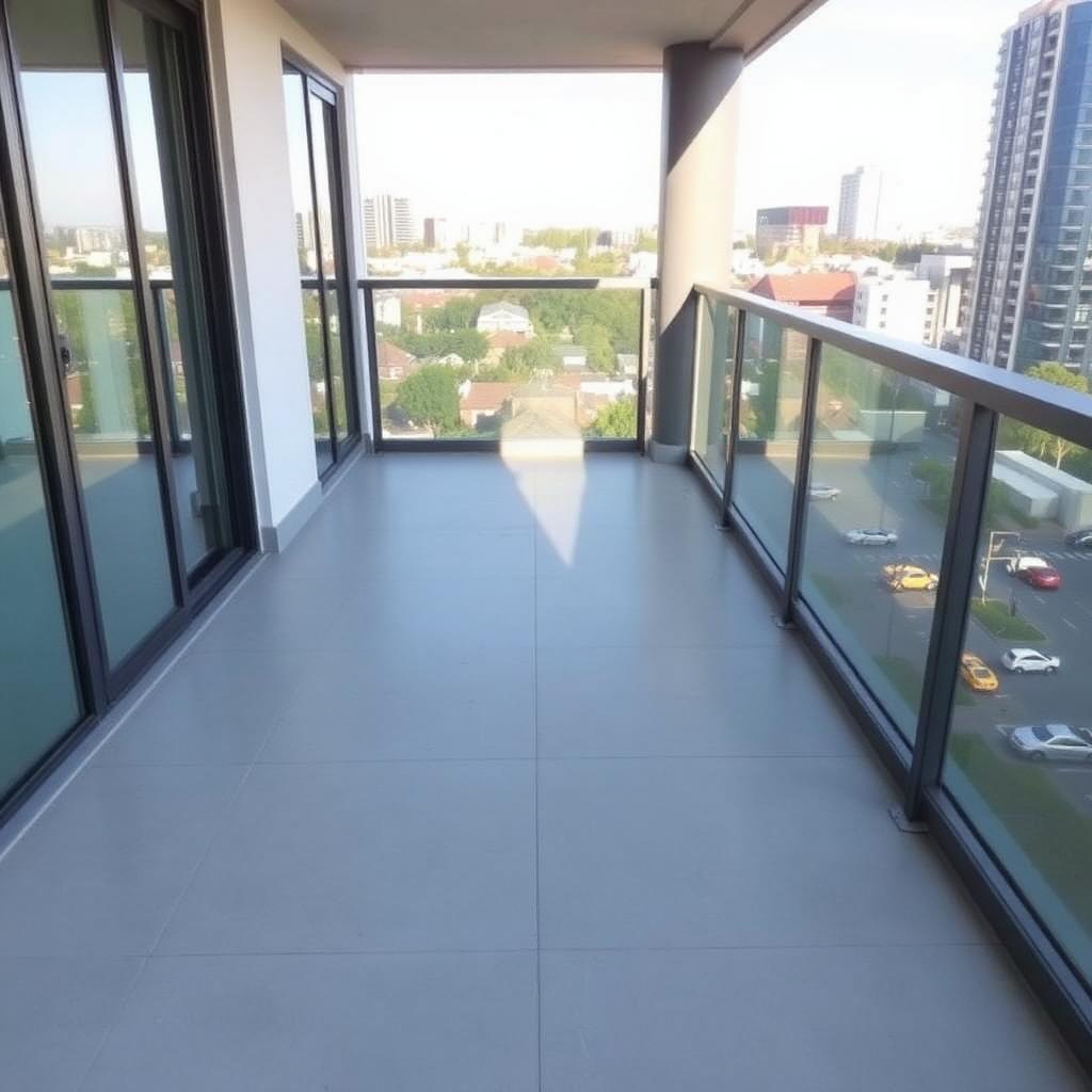 Tiled balcony with waterproofing Melbourne